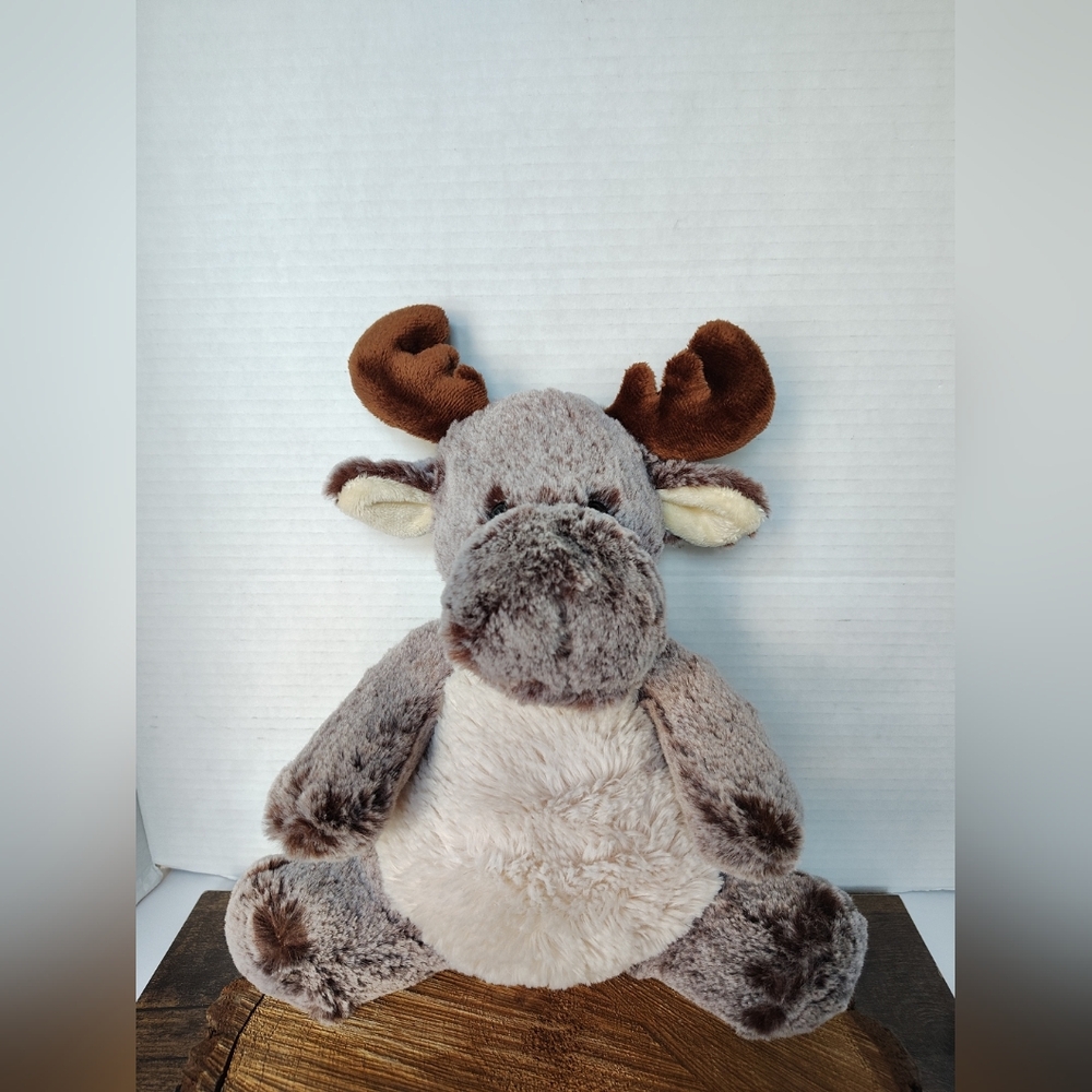 Aurora Moose Plush Stuffed Animal 2019 Fat Chunky Stuffy Winter Wonderland Plush
